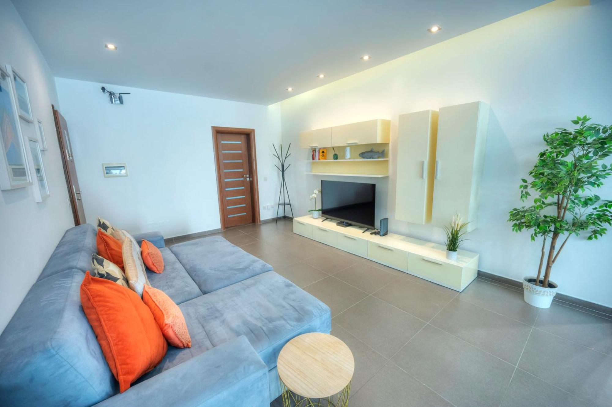 Bright & Large 2Bedrooms In Sliema Center Mpor1-1 Exteriör bild