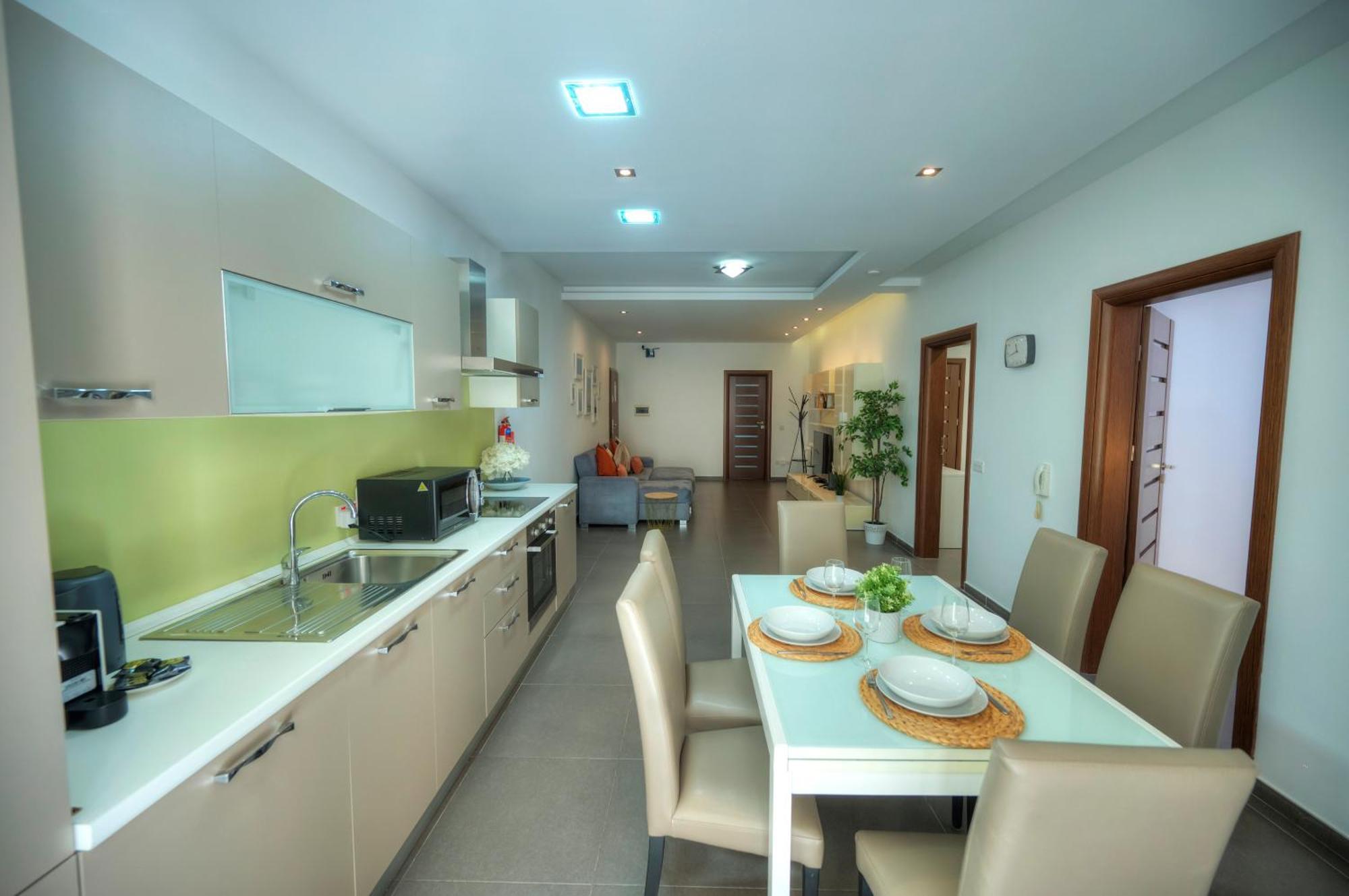 Bright & Large 2Bedrooms In Sliema Center Mpor1-1 Exteriör bild