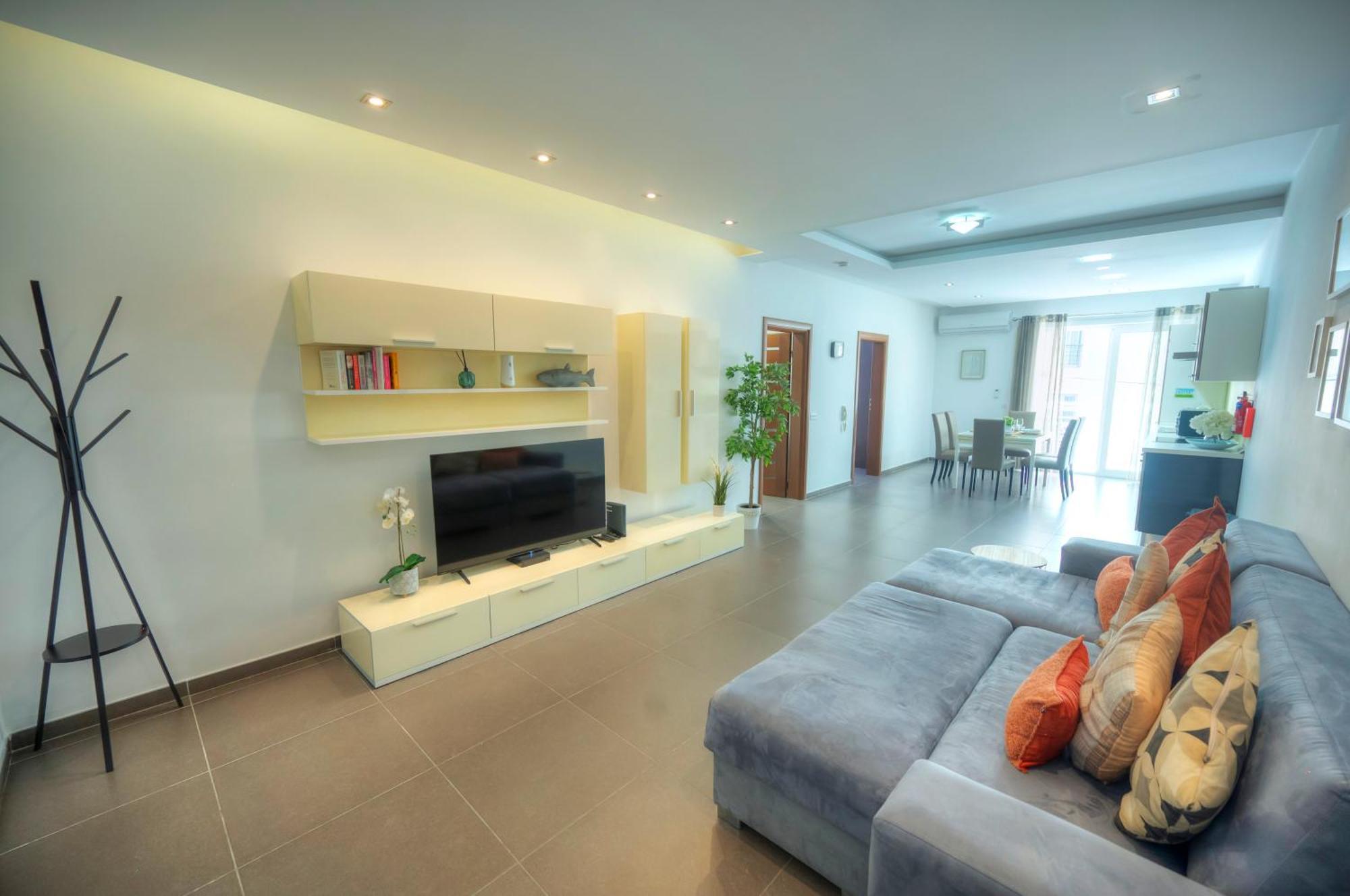 Bright & Large 2Bedrooms In Sliema Center Mpor1-1 Exteriör bild