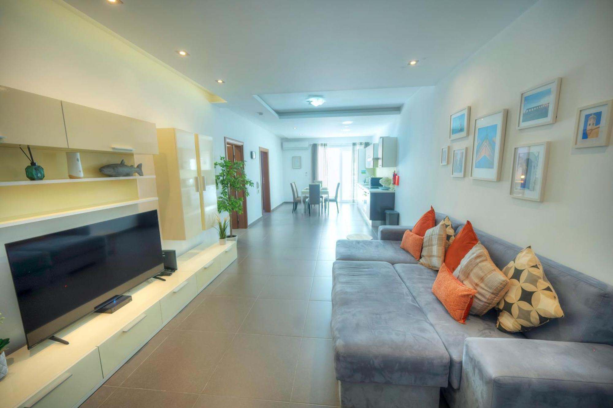 Bright & Large 2Bedrooms In Sliema Center Mpor1-1 Exteriör bild