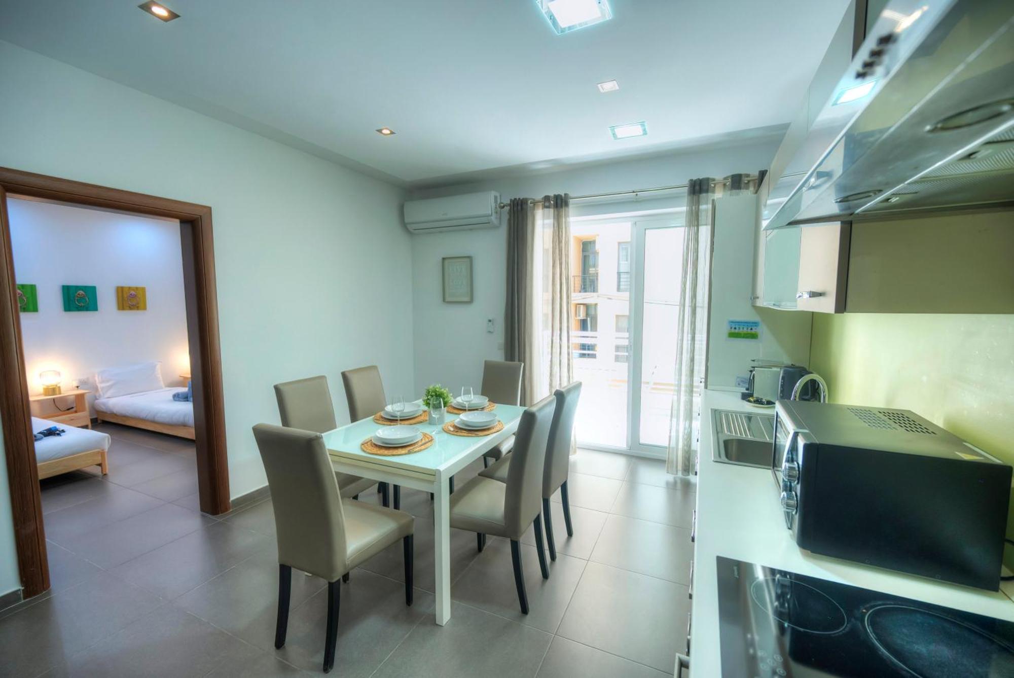 Bright & Large 2Bedrooms In Sliema Center Mpor1-1 Exteriör bild